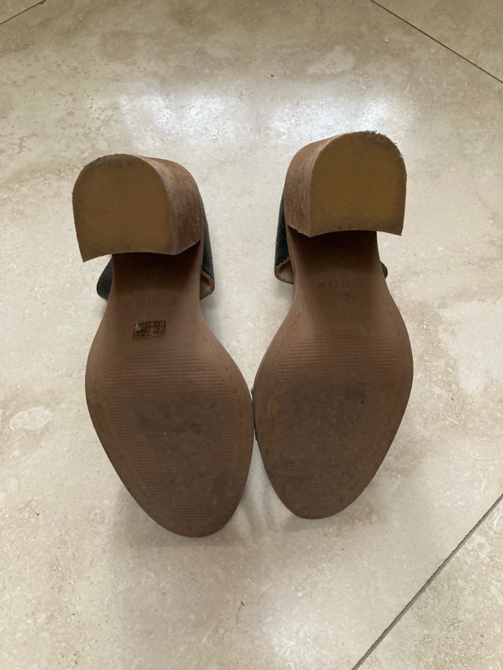 Kelsi Dagger Women’s Block Heels with Travel/Dust Bag-Size 7 - Picture 8 of 9